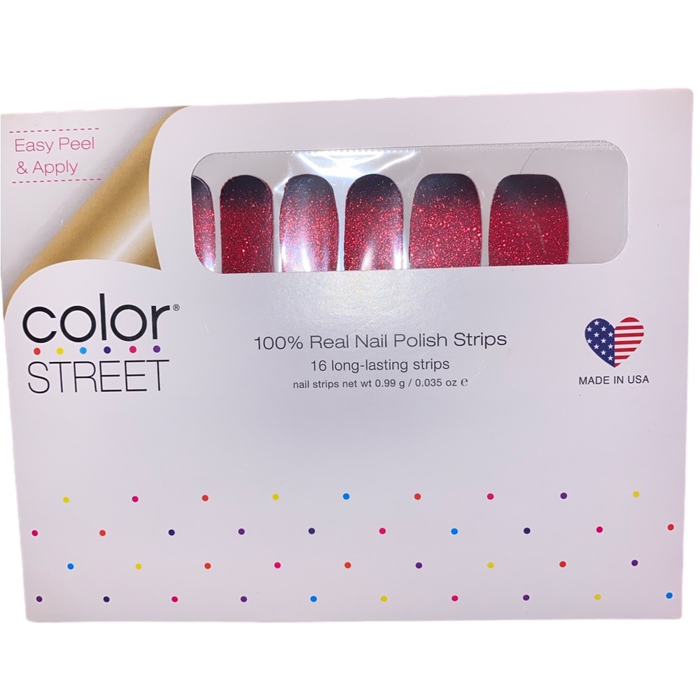 Color Street Nails🩸Bloody Gorgeous! Nail polish strips easy to use . Sealed